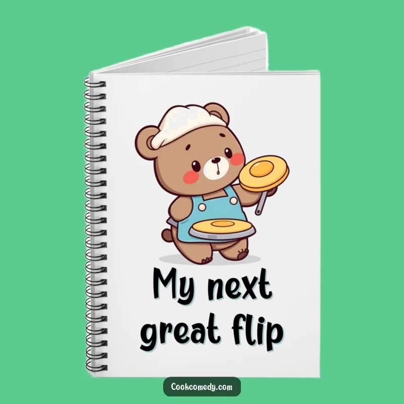Funny Bear Chef Notebook: Jot Down Breakfast Ideas with Glee